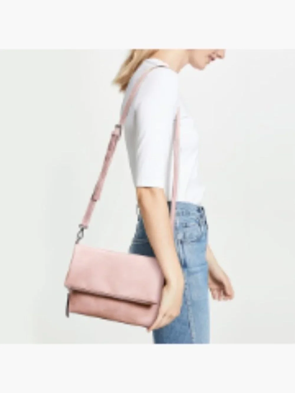 Vintage PU Crossbody Bag with Adjustable Strap, Vegan Leather Shoulder Purse